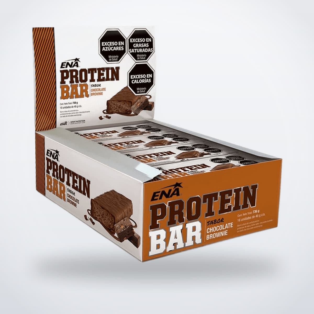 ENA SPORT PROTEIN BAR CHOCO BR 16 U CT CAJA X 16