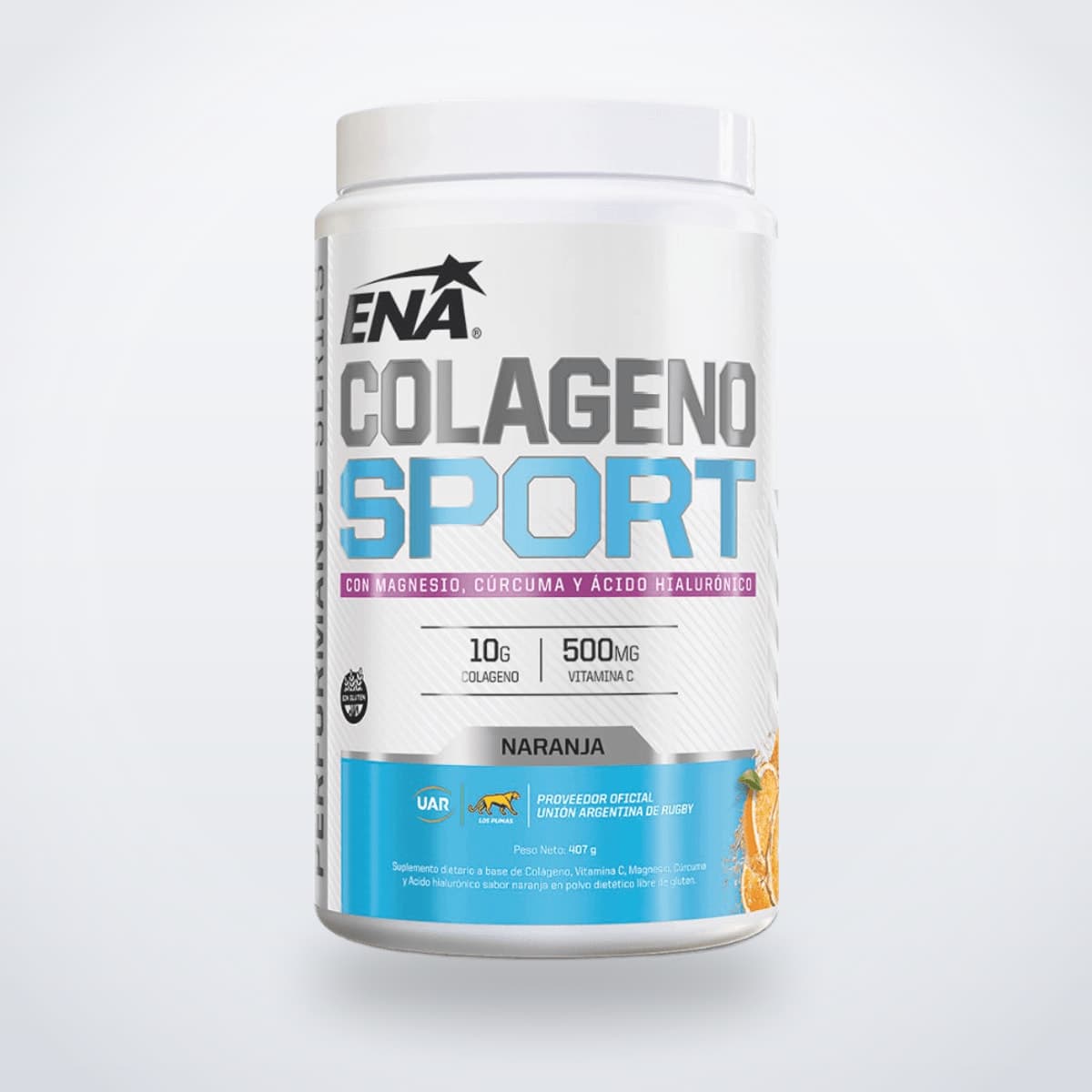 ENA SPORT COLAGENO SPORT SABOR NARANJA 407GRS