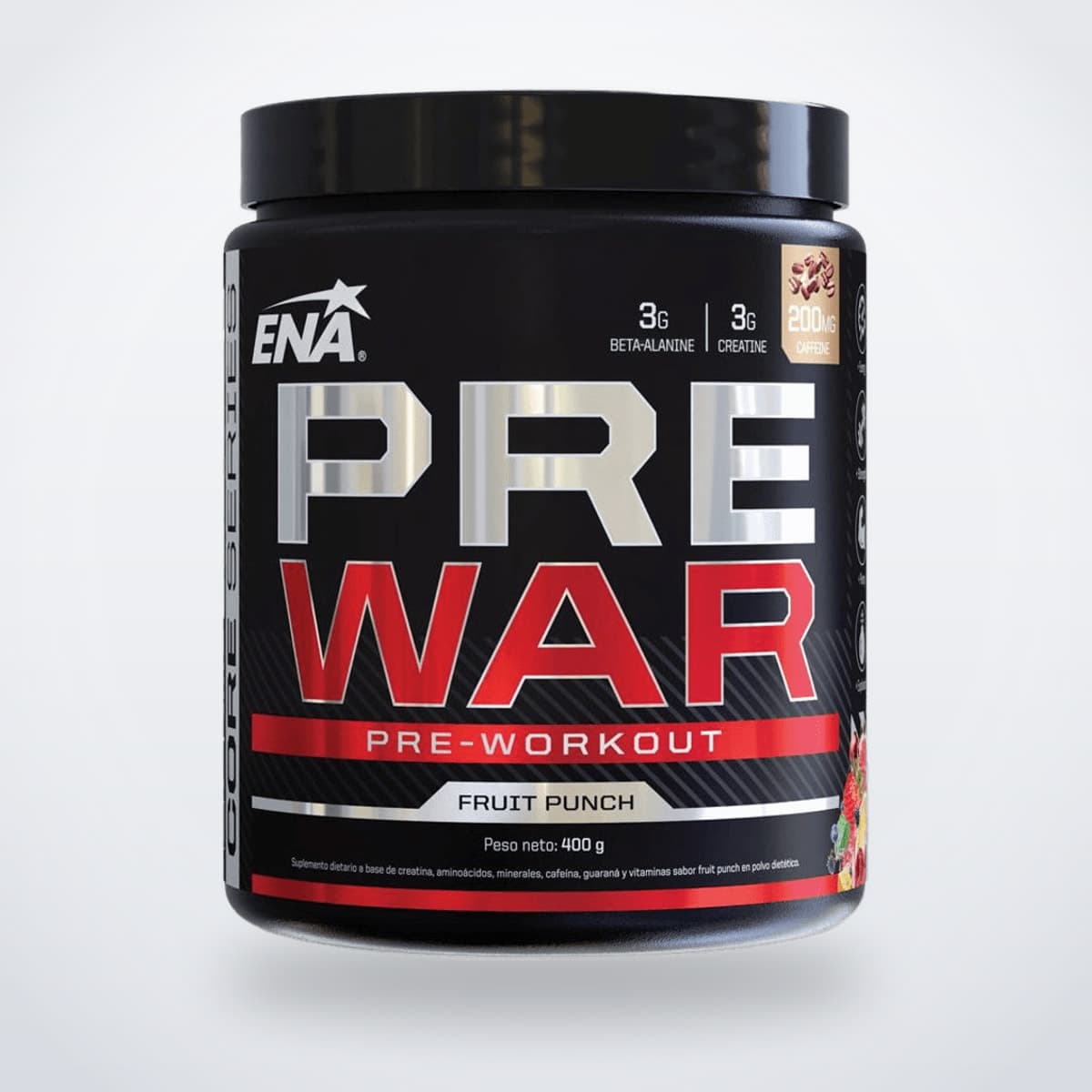 ENA SPORT PRE WAR SABOR FRUIT PUNCH 400 GRS