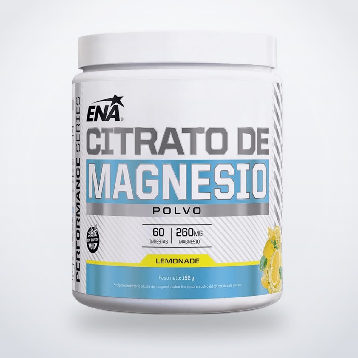 ENA SPORT CITRATO DE MAGNESIO ENA LEMONADE 192 GRS