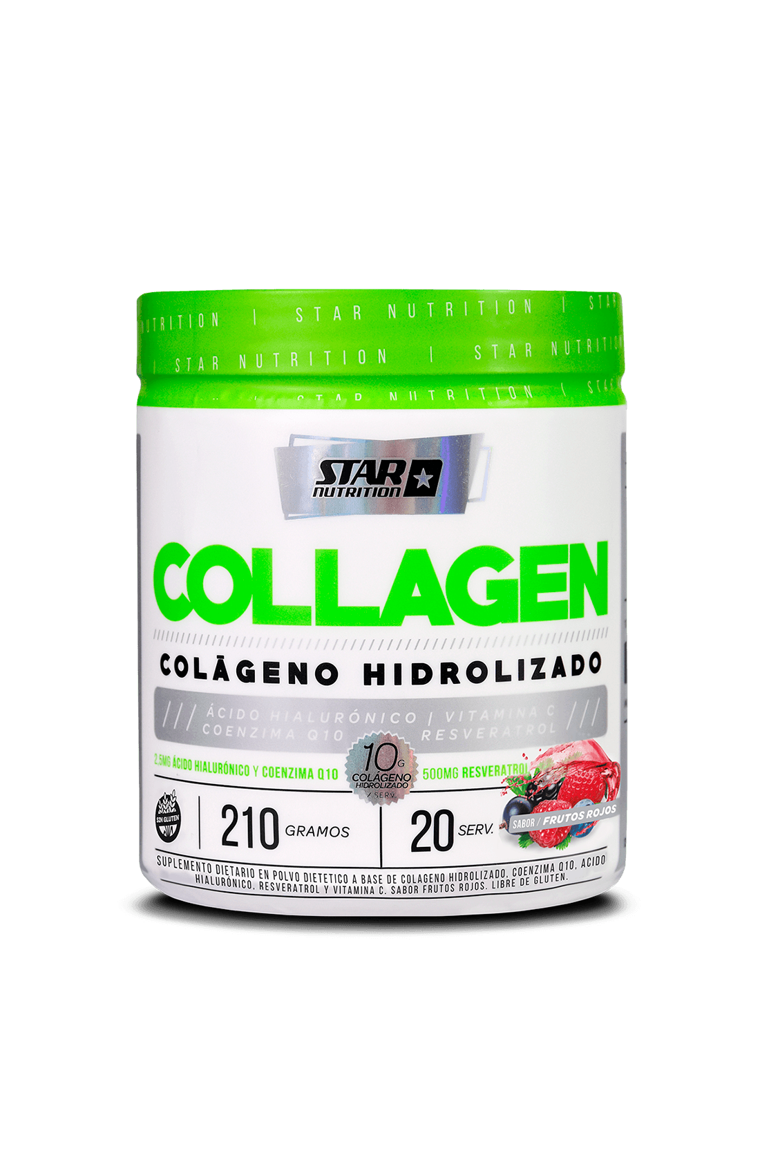 STAR NUTRITION STAR NUTRITION COLLAGEN FRUTOS ROJOS 210GR - LANZAMIENTO