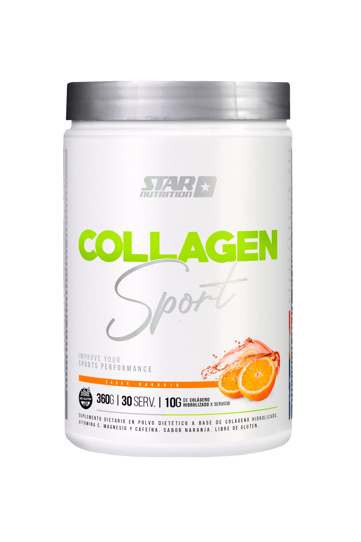 Star Nutrition Collagen SPORT Naranja 360 Gr en polvo