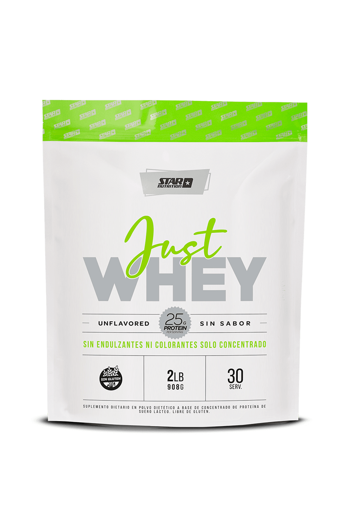 Star Nutrition Just Whey Sin Sabor - 2 Lb