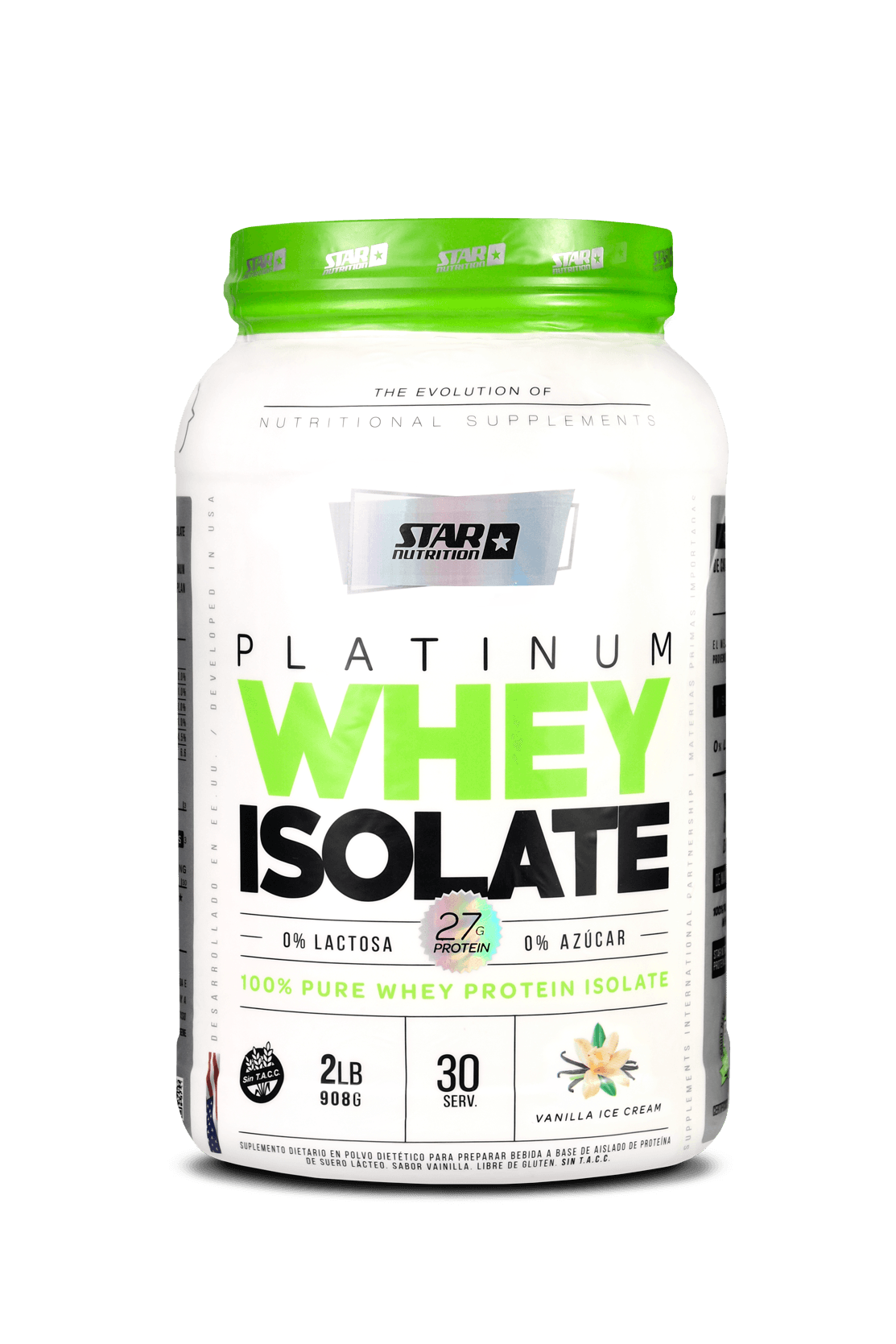 Star Nutrition Platinum Whey Isolate 2 Lb