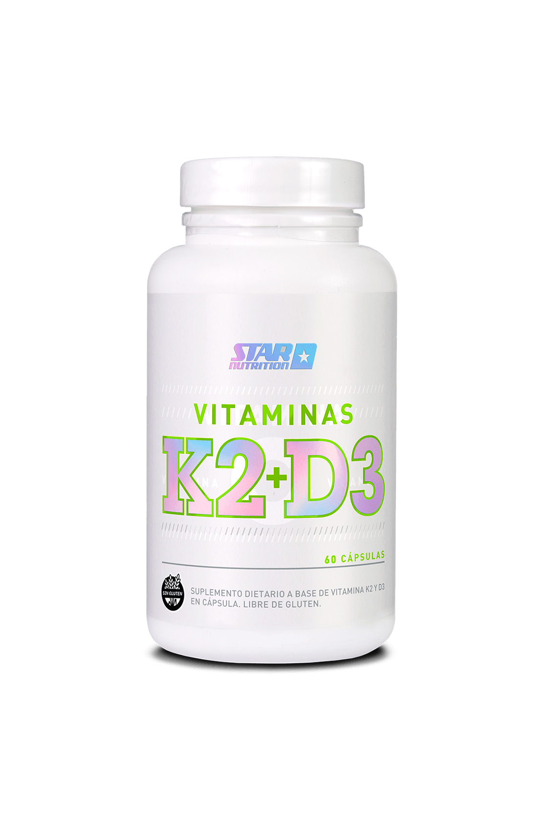Star Nutrition Vitaminas K2+D3 - 60 Cápsulas